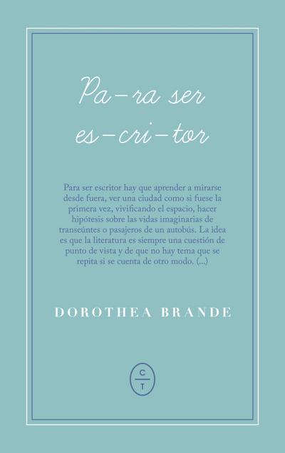 Para ser escritor