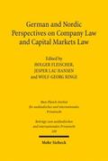 German and Nordic Perspectives on Company Law and 