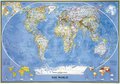 Politische Welt Classic 1:38.931.000 Wandkarte / Planokarte 109x76 - Englisch, papier NGS