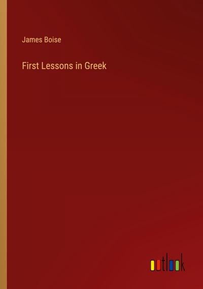 First Lessons in Greek