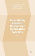 Formulating Research Methods for Information Syste