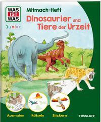 Mitmach-Heft Dinosaurier und Tiere der Urzeit