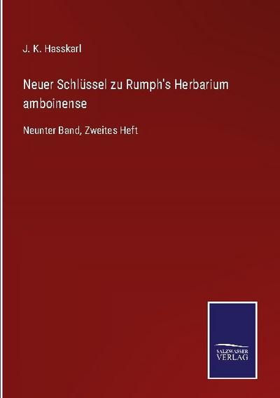 Neuer Schlüssel zu Rumph’s Herbarium amboinense