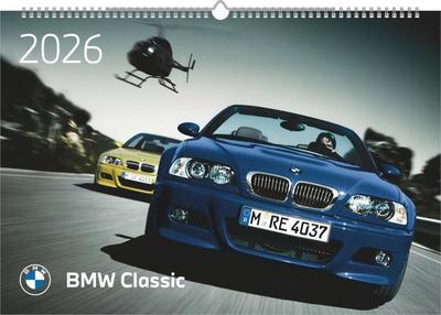 BMW Classic Wandkalender 2026 DE