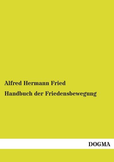 Handbuch der Friedensbewegung