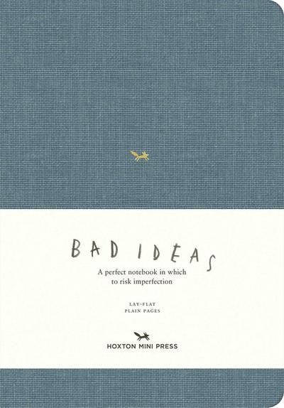 A Notebook for Bad Ideas (Large / Blue / Unlined)
