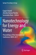 Nanotechnology for Energy and Water