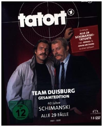 Tatort Duisburg - 40 Jahre Schimanski - Gesamtedition, 15 DVD