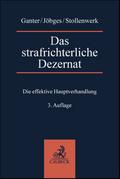 Das strafrichterliche Dezernat