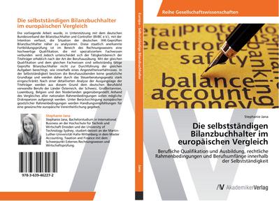 Die selbstständigen Bilanzbuchhalter im europäischen Vergleich