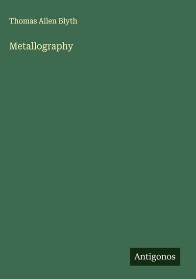 Metallography