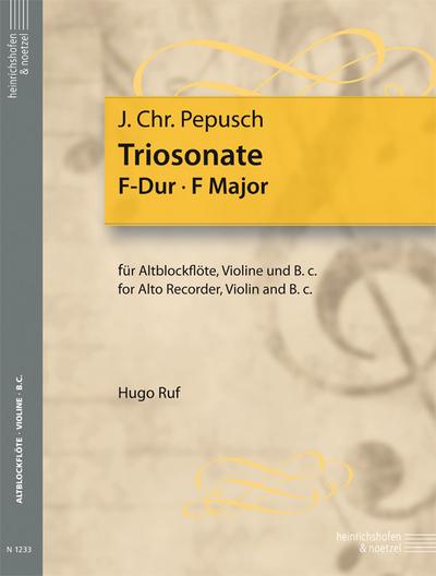 Triosonate F-Dur fürAltblockflöte, Violine und Bc