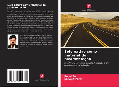 Solo nativo como material de pavimentação