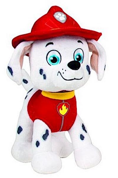 POS 31827 - Paw Patrol Plüschfigur Marshall, Weichpuppe ca. 19 cm groß, schon für Kleinkinder geeignet, wunderbar weich, Puppe zum Kuscheln und Liebhaben, ideal als Geschenk