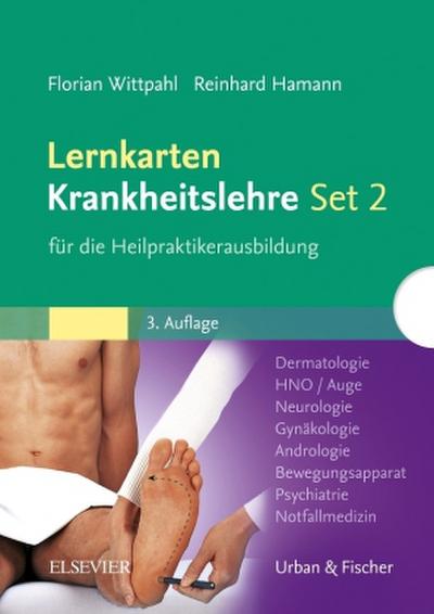 Lernkarten Krankheitslehre für die Heilpraktikerausbildung. Tl.2