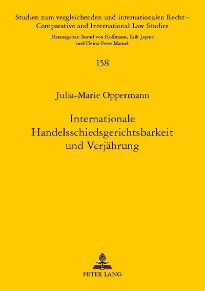 Internationale Handelsschiedsgerichtsbarkeit und Verjährung