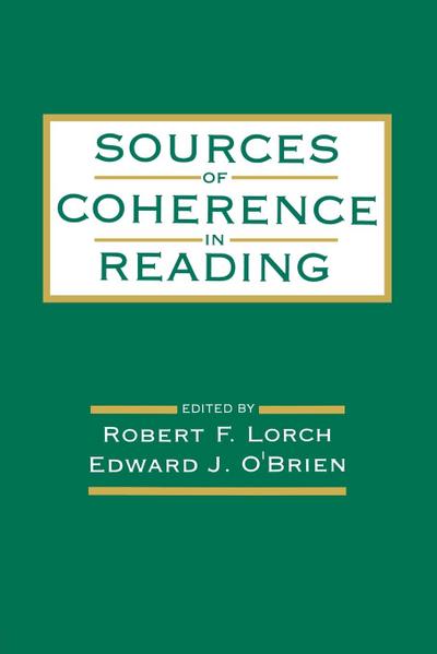 Sources of Coherence in Reading