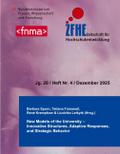 ZFHE 20-4: New Models of the University - Innovati