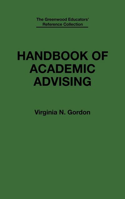 Handbook of Academic Advising