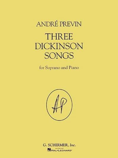 Three Dickinson Songs: Soprano and Piano