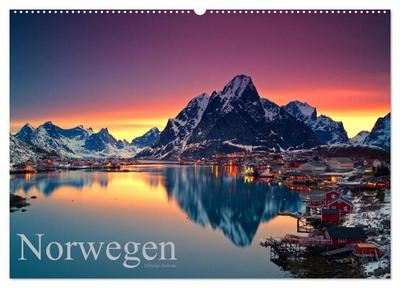 Norwegen (Wandkalender 2026 DIN A2 quer), CALVENDO Monatskalender