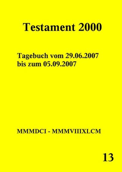 Testament 2000 Band 13