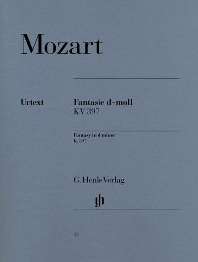 Mozart, Wolfgang Amadeus - Fantasie d-moll KV 397 (385g)