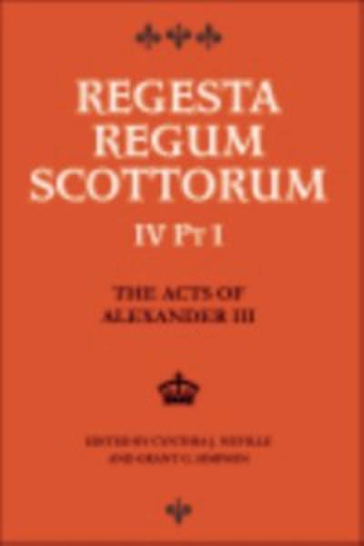 Acts of Alexander III King of Scots 1249 -1286