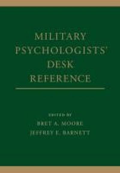 Military Psychologists’ Desk Reference