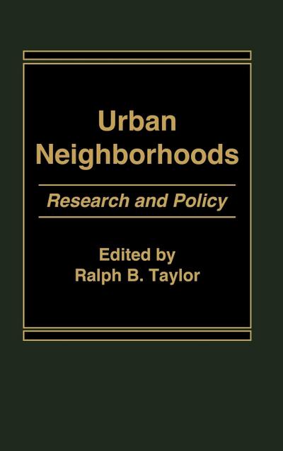 Urban Neighborhoods