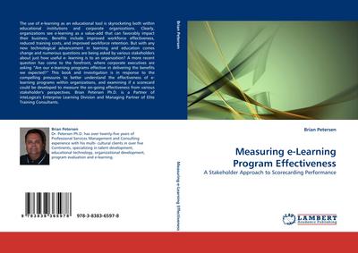 Measuring e-Learning Program Effectiveness