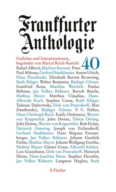 Frankfurter Anthologie 40