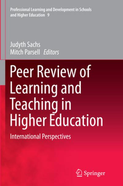 Peer Review of Learning and Teaching in Higher Education