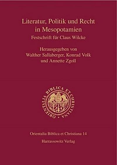 Literatur, Politik und Recht in Mesopotamien