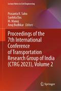 Proceedings of the 7th International Conference of Transportation Research Group of India (CTRG 2023), Volume 2