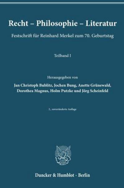Recht - Philosophie - Literatur