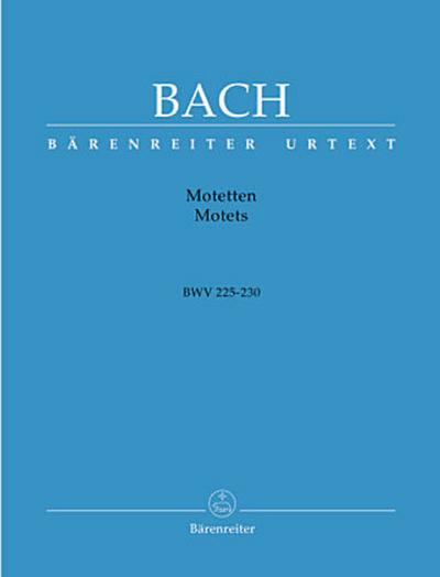 Motetten BWV 225-230, Partitur