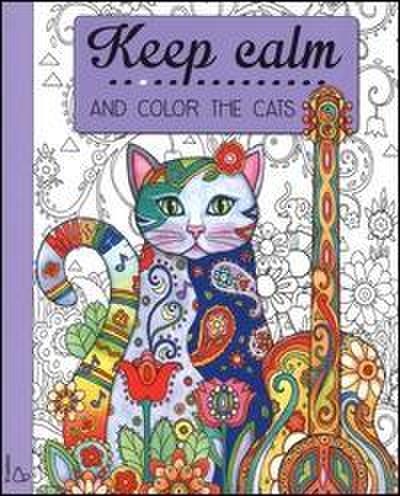Keep calm and color the cats
