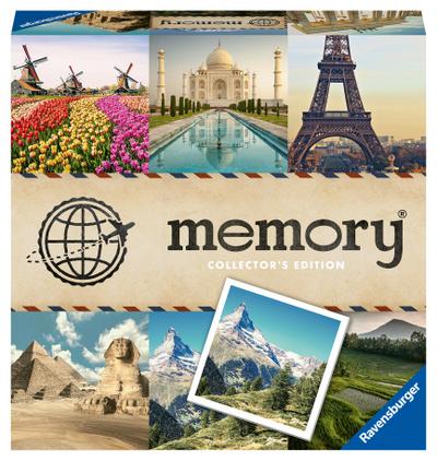 Ravensburger Collectors’ memory® Schönste Reiseziele - 27379 - Das weltbekannte Gedächtnisspiel mit wunderschönen Bildern von Traumorten, ein besonderes memory® und eine tolle Inspiration für Reiselustige