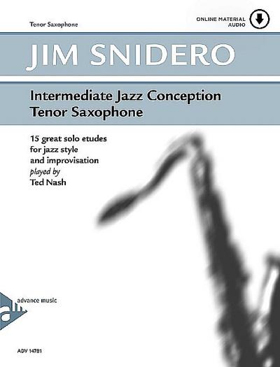 Intermediate Jazz Conception Tenor Sax, w. Audio-CD