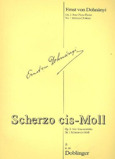 Scherzo cis-Moll op.2,1für Klavier