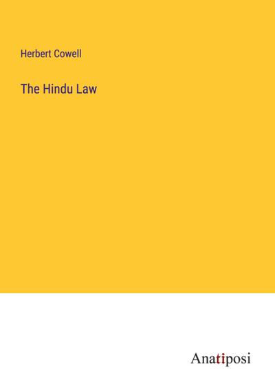 The Hindu Law