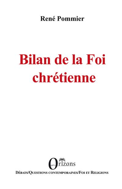 Bilan de la Foi chrétienne