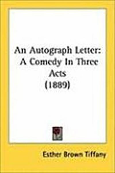 An Autograph Letter