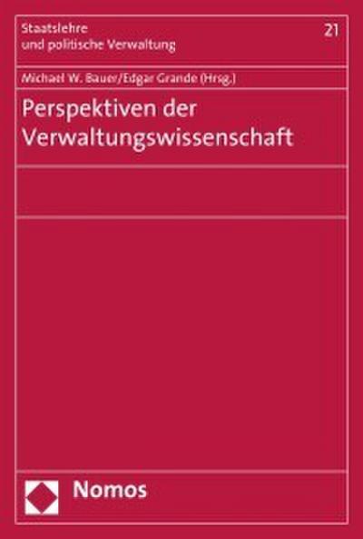 Perspektiven der Verwaltungswissenschaft