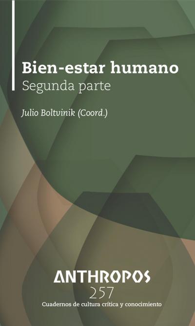 Bien-estar humano: Segunda parte