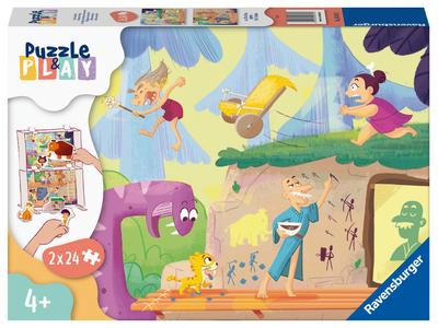 Puzzle & Play - Cavemen