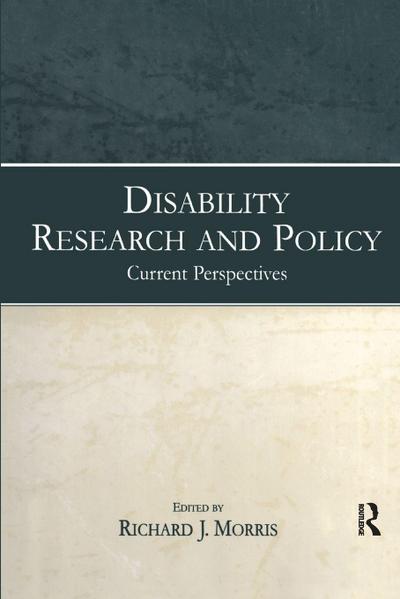 Disability Research and Policy