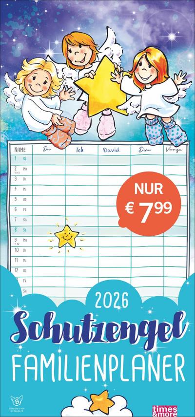 times&more Schutzengel Familienplaner 2026