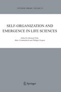 Self-organization and Emergence in Life Sciences